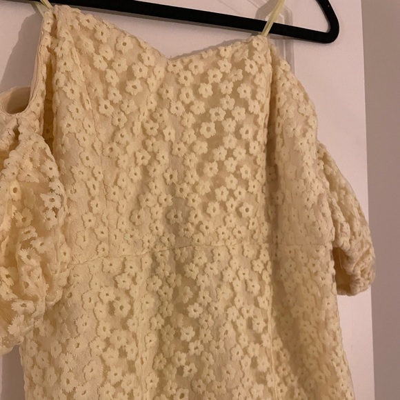 Yellow Aqua Mini Dress - Picture 4 of 4